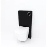 Závesný WC set SAT do ľahkých stien / predstenová SIKOSG67REXBL