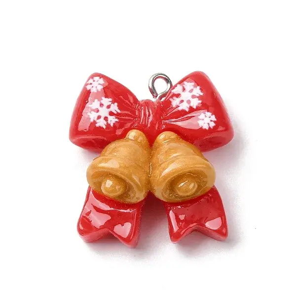 Christmas Opaque Resin Pendants