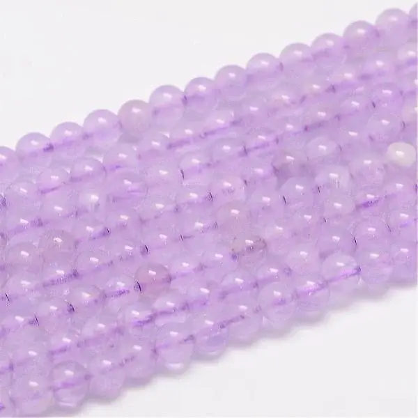 Natural Lavender Amethyst Beads Strands