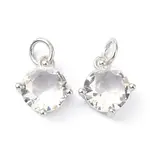 Brass Cubic Zirconia Charms