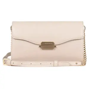 Dámska listová kabelka Hexagona Arielle - krémová
