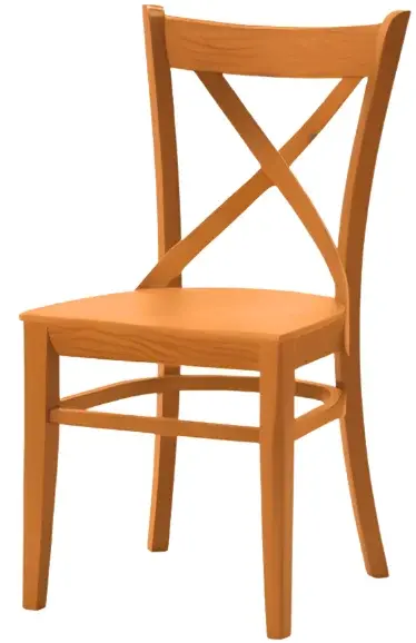 MI-KO Jídelní židle A010-P MASIV, moření olše