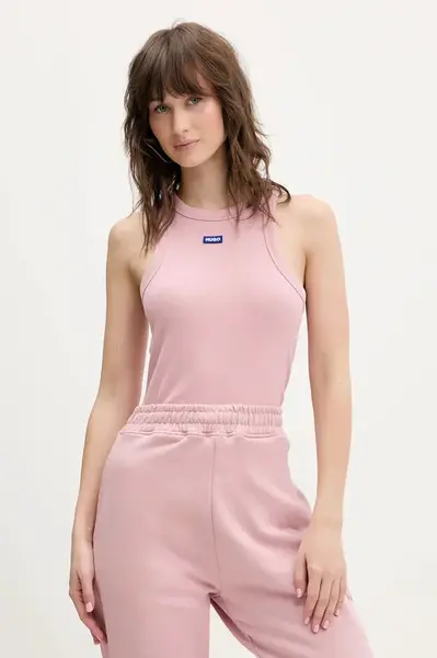 Top Hugo Blue Easy Tank_B