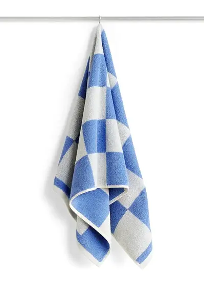 Malý bavlněný ručník HAY Check Organic 50 x 90 cm