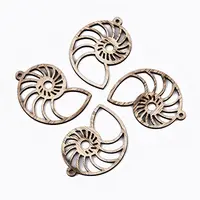 Unfinished Hollow Wood Big Pendants