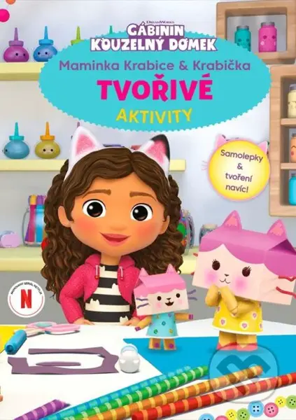 Gábinin kouzelný domek -Tvořivé aktivity (Se samolepkami) - kniha z kategorie Úkoly pro děti