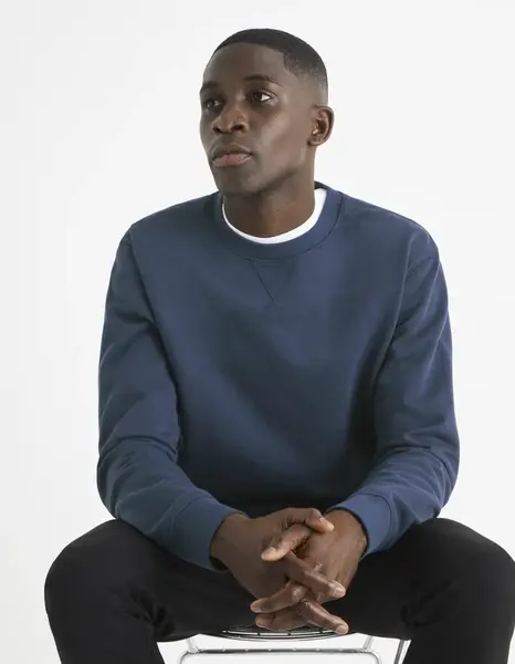 Celio Cotton Sweatshirt Terond - Men