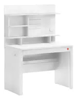 Psací stůl s malým nástavcem a usb vendella - bílá