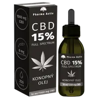 PHARMA ACTIV CBD 15% Full Spectrum Konopný olej 1500mg 10 ml