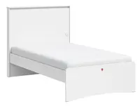 Studentská postel 120x200cm s usb vendella - bílá