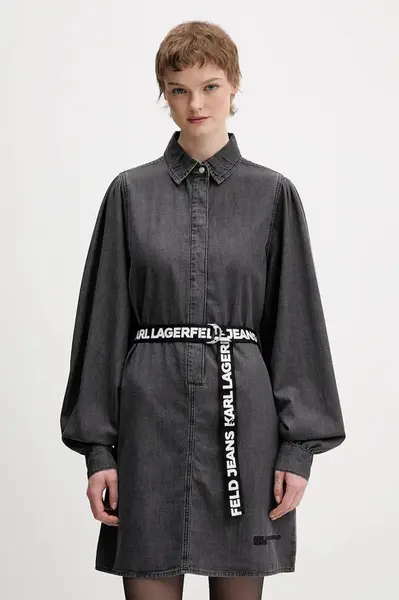 Džínové šaty Karl Lagerfeld Jeans
