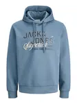 JACK & JONES Mikina  námornícka modrá / opálová / biela