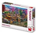 Puzzle Malovaný Amsterdam - puzzle z kategorie Umělecké