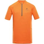 ALPINE PRO GERET Pánske cyklistické tričko, oranžová, veľkosť