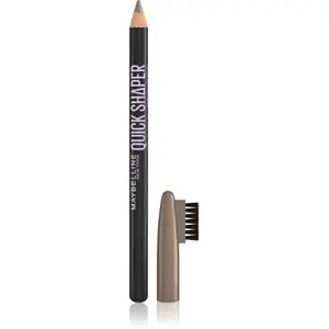 MAYBELLINE NEW YORK Quick Shaper precizní tužka na obočí s kartáčkem odstín 03 Soft Brown 1 ks