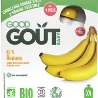 GOOD GOÛT BIO Banán 4 x 85 g