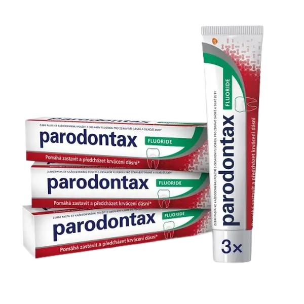 PARODONTAX Fluorid Zubní pasta 3 x 75 ml