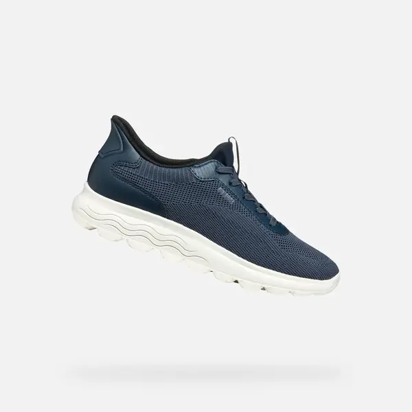 Dark blue women's sneakers Geox Spherica Plus - Women's