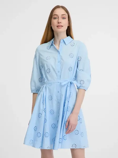 Orsay Blue Women's Shirt Dress - Women's