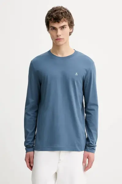 Bavlnené tričko s dlhým rukávom Marc O'Polo