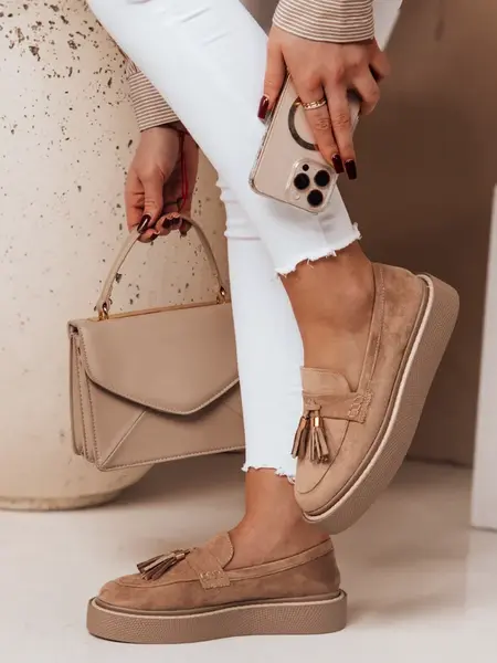 Dámské mokasíny na platformě TASSME