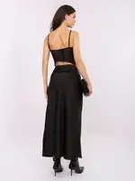 Čierna maxi sukňa