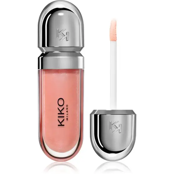 KIKO Milano 3D Hydra hydratační lesk na rty odstín 04 Pearly Peach Rose 6.5 ml