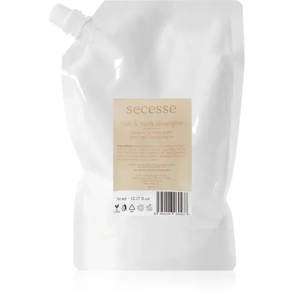 Secesse Hair and Body Shampoo šampon na vlasy a tělo 360 ml