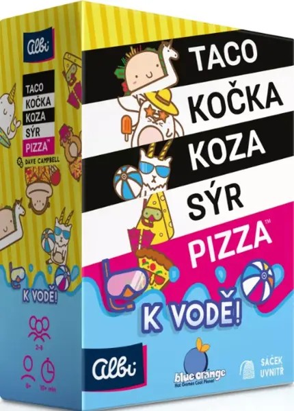 Taco, kočka, koza, sýr, pizza - K vodě (poškozená)