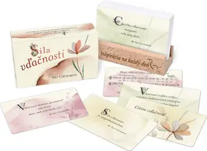 Sila vďačnosti s dreveným stojančekom - Sri Chinmoy