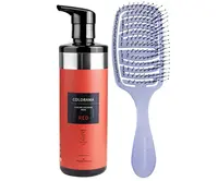 Semi-permanentní regenerační maska Kléral System Colorama Red - 500 ml, červená + kartáč zdarma + dárek zdarma