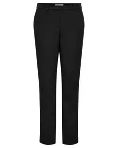 Čierne jednofarebné nohavice Only