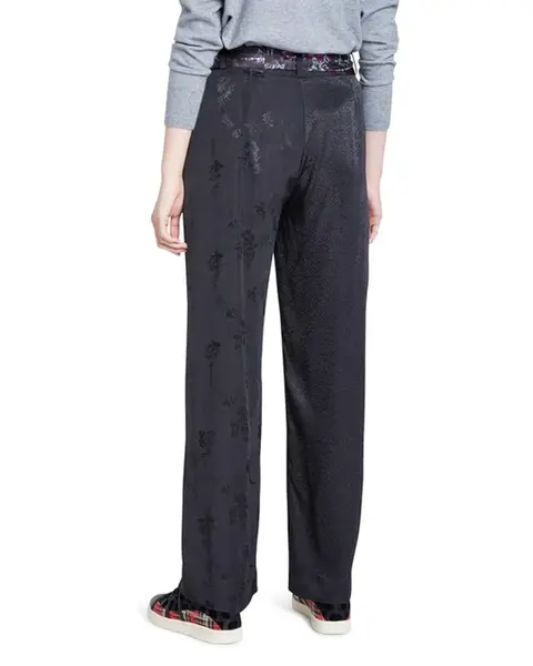 Desigual dámske nohavice s kvetinovým vzorom