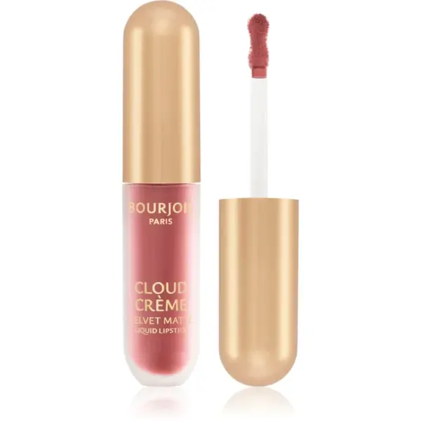 Bourjois Cloud Crème Velvet Matte ultra matujúci tekutý rúž odtieň 04 I Love Mocha 3.1 ml
