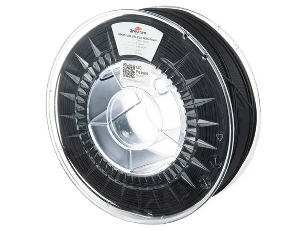 Spectrum 81007 filament, LW-PLA UltraFoam, 1.75mm, TRAFFIC BLACK, 0.75kg