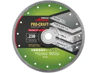 Kotouč řezný diamantový 230mm PROCRAFT DM230 Ceramic PRO