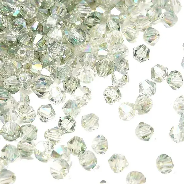 Transparent Electroplate Glass Beads