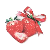 Valentine's Day Opaque Printed Acrylic Pendants