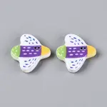 Printed Opaque Resin Beads