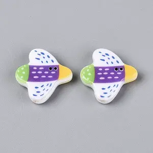 Printed Opaque Resin Beads