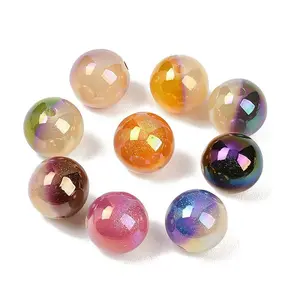 Two Tone Opaque Acrylic Beads