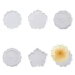 6Pcs 6 Style Silicone Flower Cup Mat Molds Sets