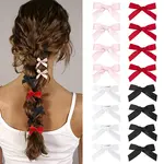 Bowknot Polyester Alligator Hair Clips