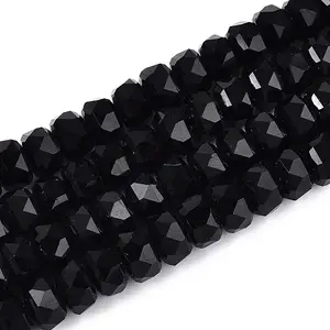 Opaque Solid Color Glass Beads Strands