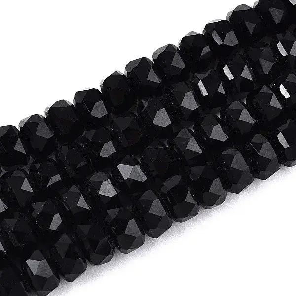 Opaque Solid Color Glass Beads Strands