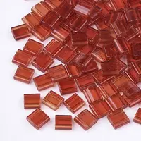 2-Hole Transparent Glass Seed Beads