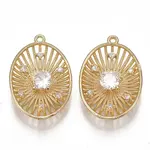 Brass Filigree Pendants