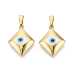 304 Stainless Steel & Enamel Pendants