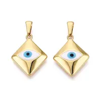 304 Stainless Steel & Enamel Pendants