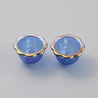 UV Plating Acrylic Bead Caps